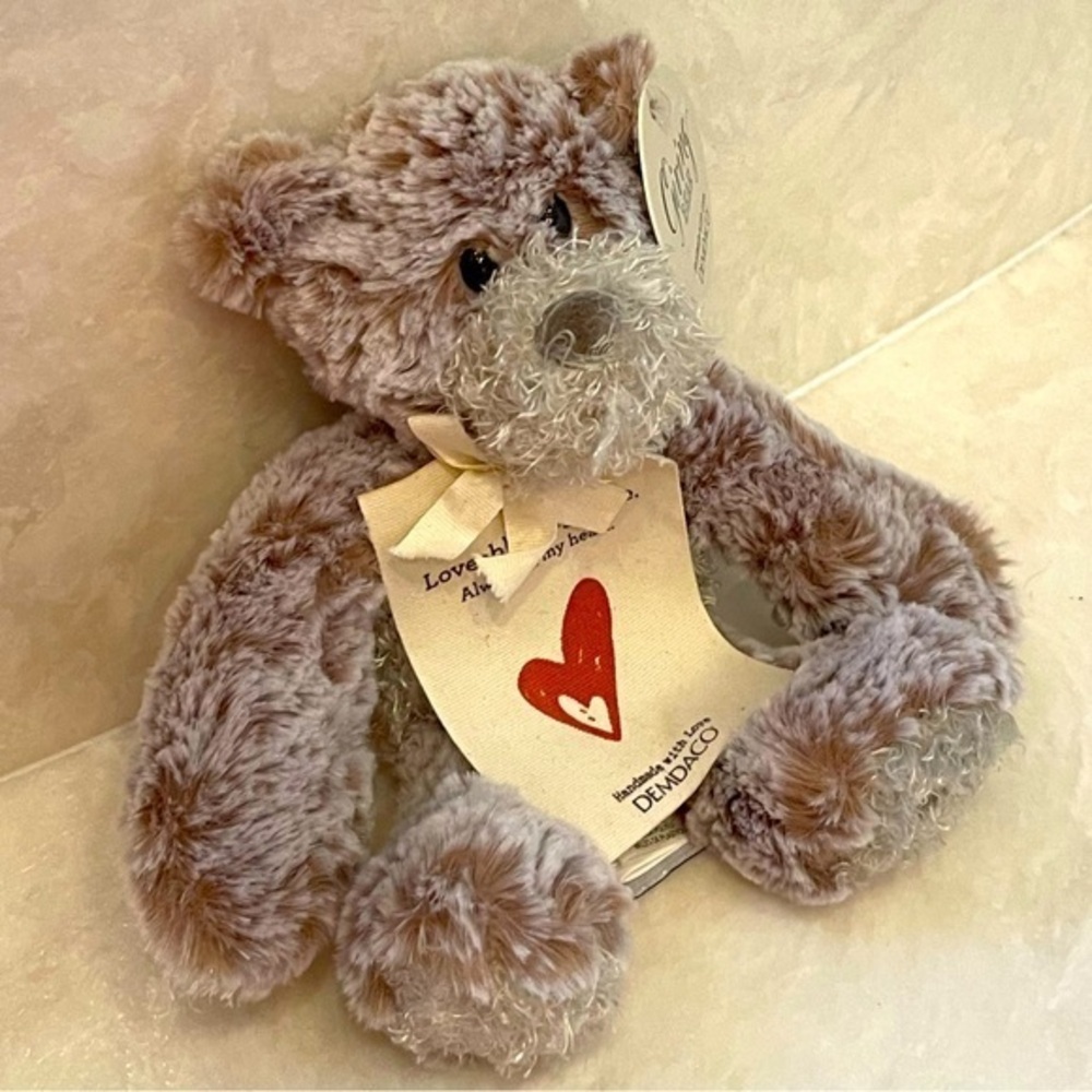 Demdaco Giving Bear Stuffed Animal Plush NWT